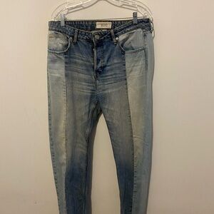 BDG Woman’s Two-Tone Blue Jeans